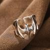 Retro Bat Ring Zinc Cold Style Fashionable Adjustable Men's Trendy Bracelet Ring