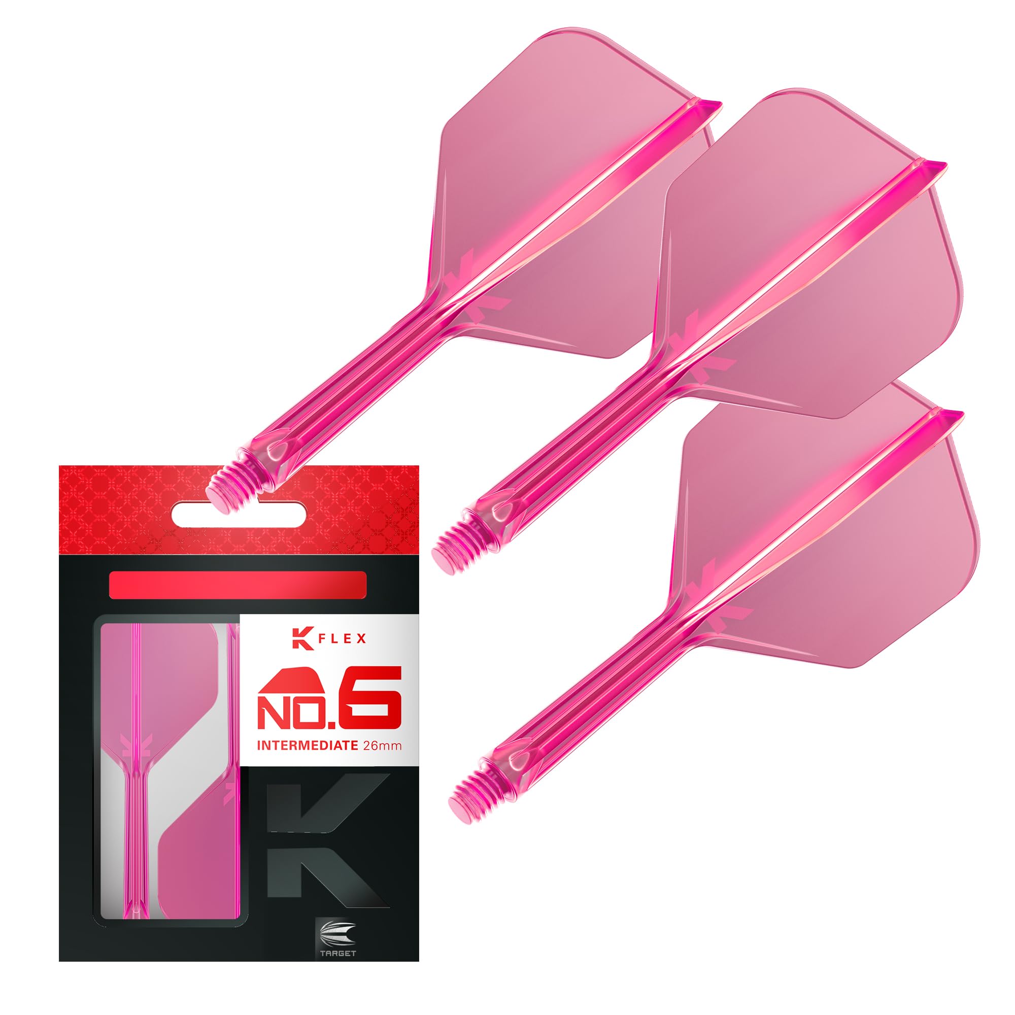 TARGET K-FLEX FLIGHT NEON SHAPE NO6 pink 26mm розовый