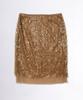 Sculpter Sequin Midi Skirt Brown