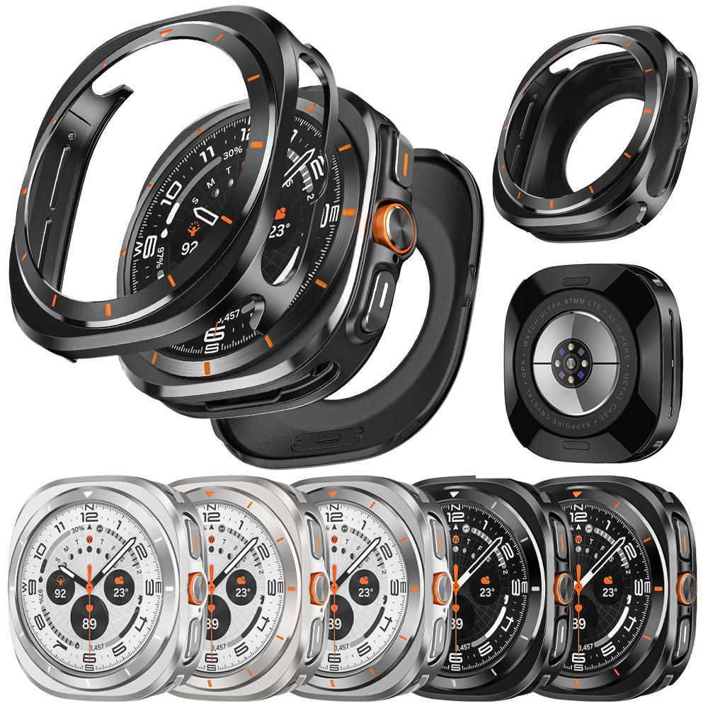 Men Metal Watch Case for Samsung Galaxy Ultra Aluminium Alloy Protective Cover for GALAXY ULTRA Replaced Watch Case Accessories