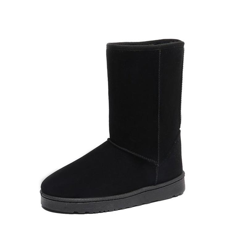 Elegant Ladies Womens Ella Mid Calf Snow Boots With Luxurious Faux Fur Lining