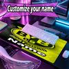 Custom Name Personalized Borussia Dortmund Pattern Mousepad, Laptop PC Desk Mat, Decorative Desk Mat for Home Keyboard Pad Gift