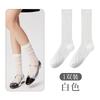 Women's Calf Socks Summer Hollow Mesh Breathable Ballet Style Black And White Gray Thin Style Soft Slimming Sweet Mid Tube Socks