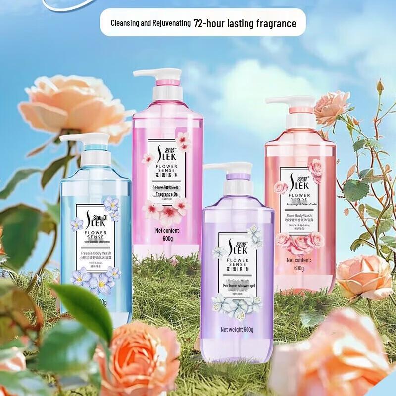 SLEK Lily Perfume Scented Body Wash 600g