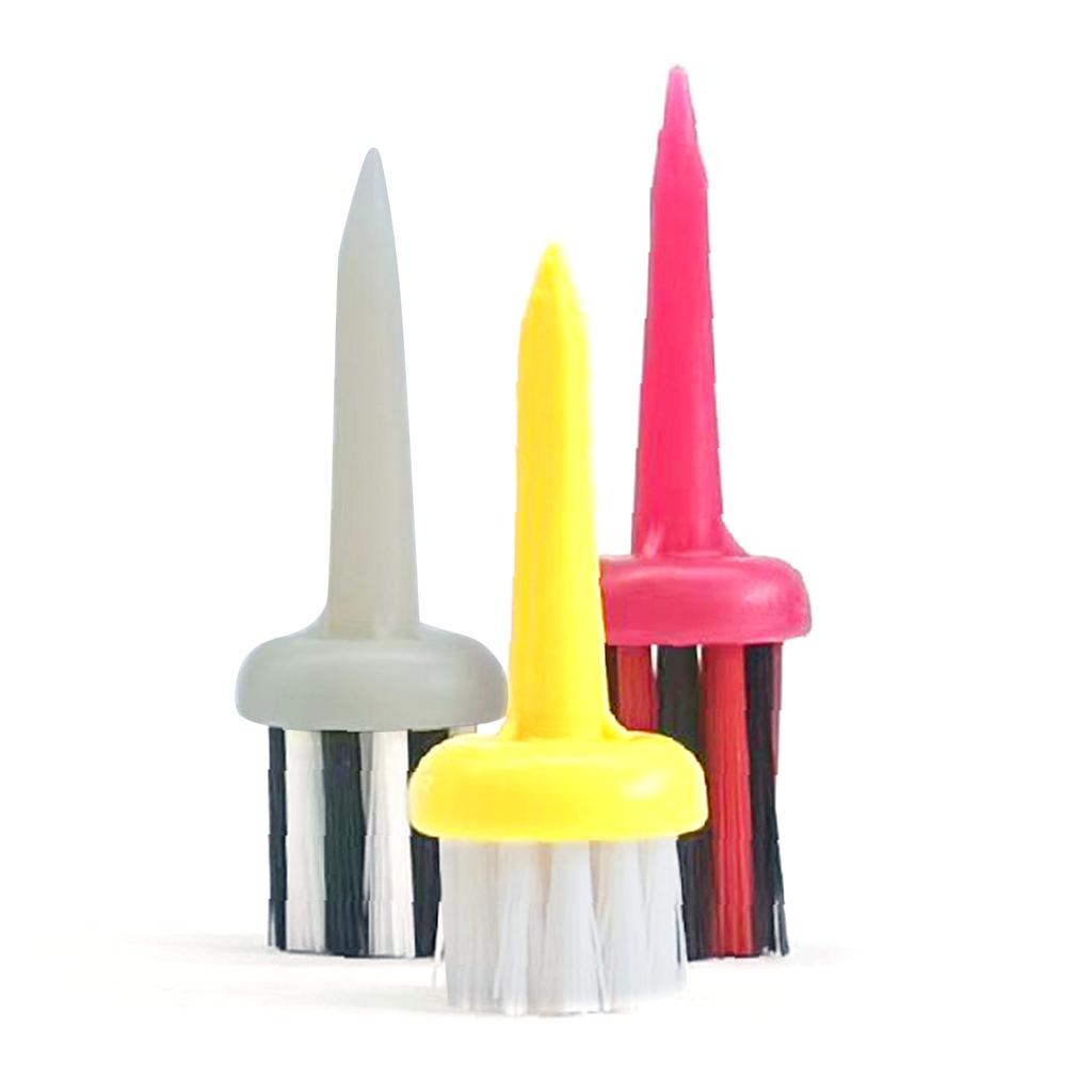 Golf Tees Golf Bürsten Tees Golfball Basis Golfball Halte-Tee Golfball Tees Driver Trainingszubehör Golfbürsten Tees
