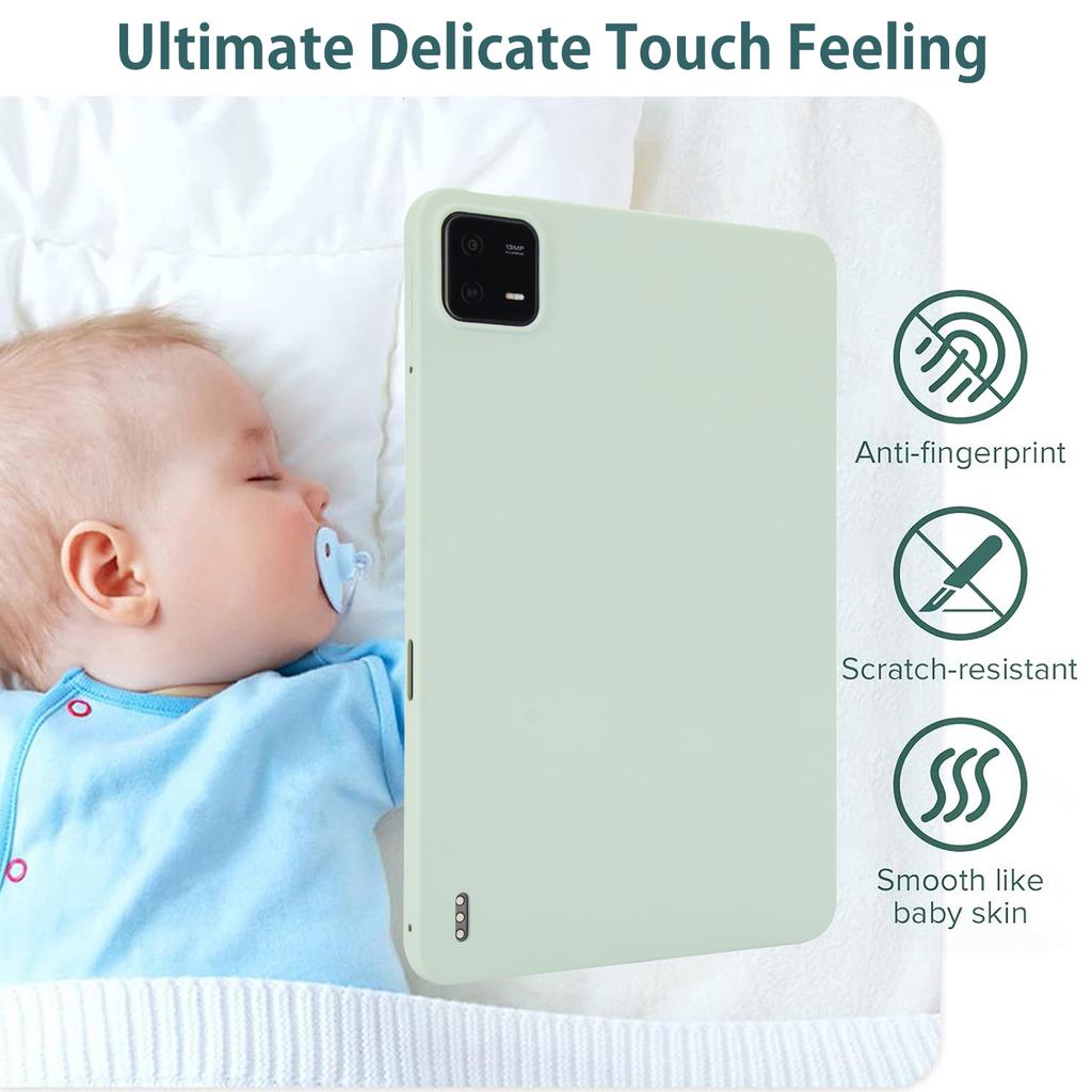 For Xiaomi Pad 6/Pad 6 Pro Case Four Corners Airbag Skin-Touch TPU Tablet Cover
