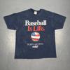 Vintage Y2K Baseball Is Life Tshirt XL Blue Big Ball Sports Casual VTG Sports