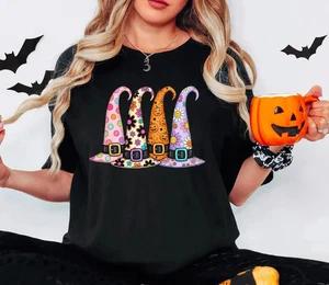 Halloween Witch Hats T shirt Gift For Friends XL