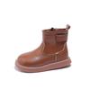 Children's Boots Winter New Velvet Women's Treasure Boots Cotton Boots Fashion Leather Boots Children's Boots Girls' Short Boots