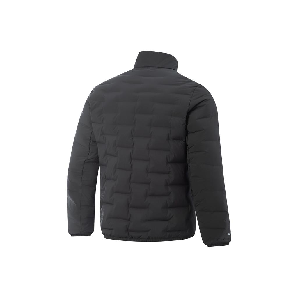 Li-Ning Fitness Series Slim Fit Stand Collar Logo Down Jacket Men Outerwear AYMV219-3