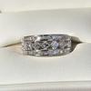 Huitan Wedding Band Luxury Rings for Women Sparkling Cubic Zirconia Proposal Engagement Rings  Color New Fashion Jewelry
