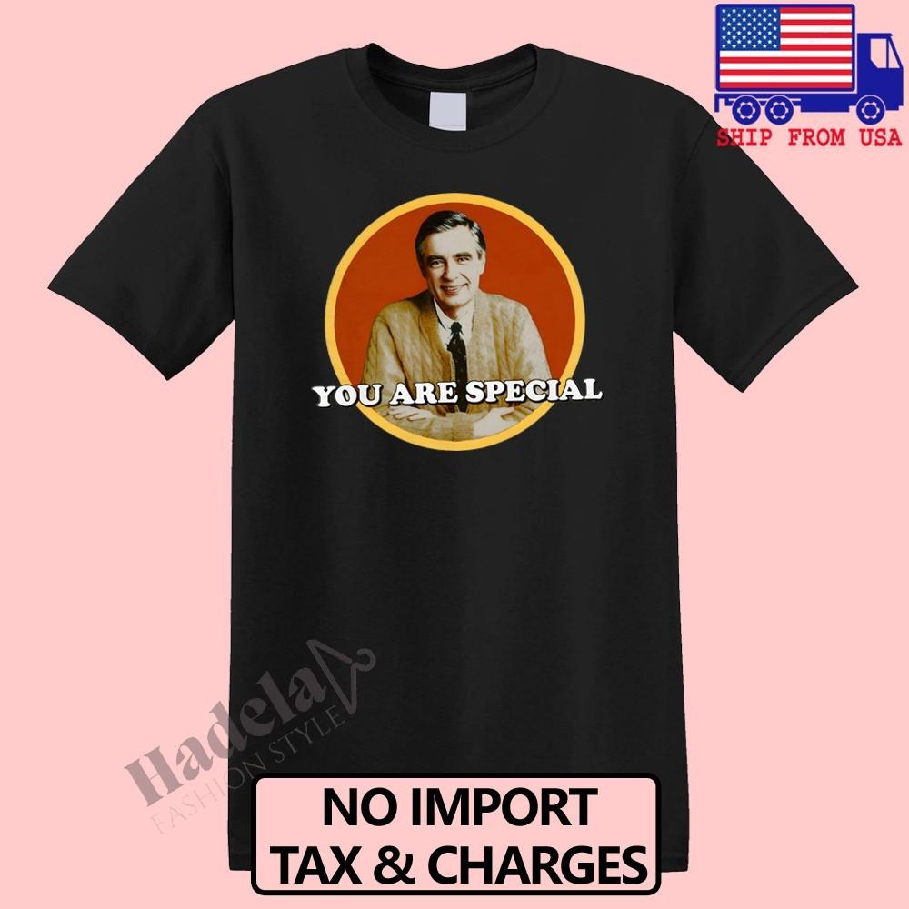 You Are Special Mister Rogers Men s Black Size S-5XL S