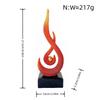 Modern Abstract Resin Desktop Ornament Flame Play Pearl Sculpture Office Living Room Bar Entryway Decor