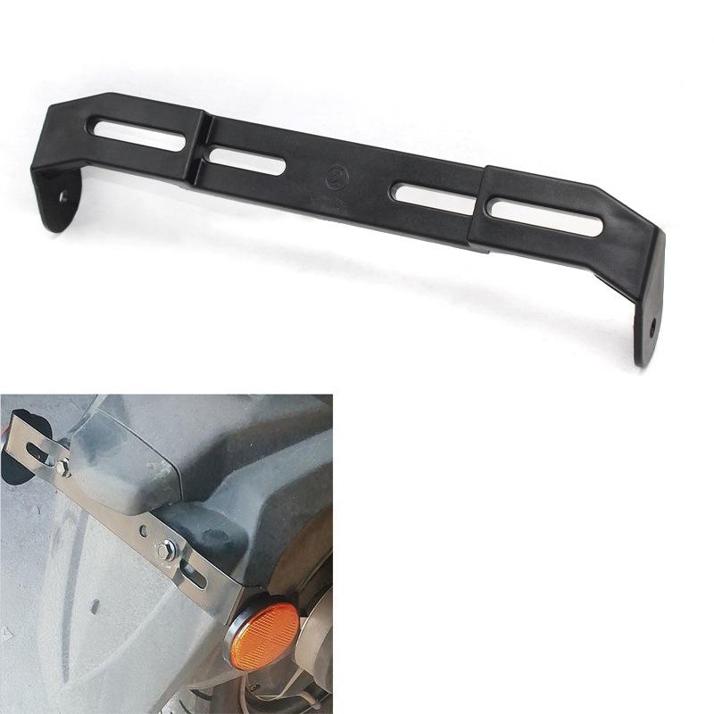 Round Reflectors Tail Side Reflector License Plate Metal Holder Bracket For Suzuki Model Motorcycle