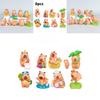 Capybara Cartoon Character Pvc Collectible Toys For Fans And Giftgivers