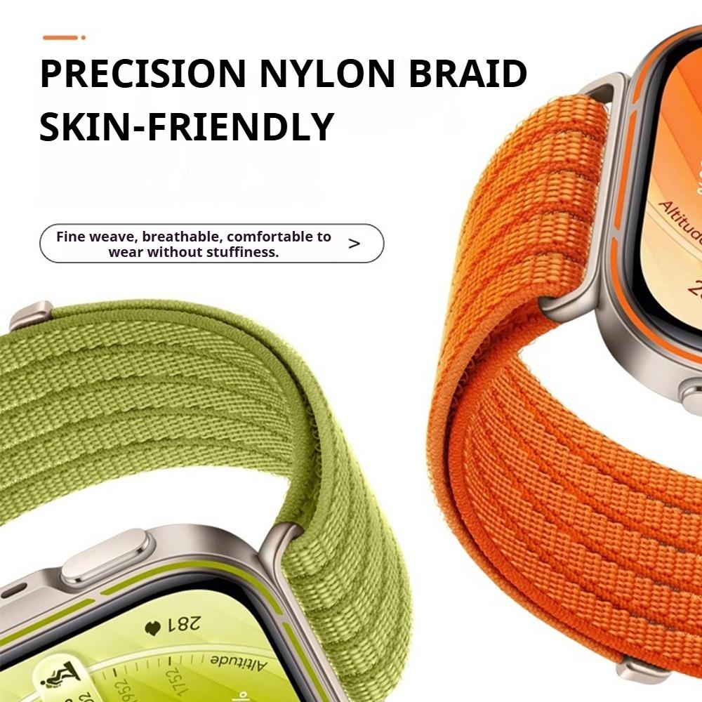 Official Nylon Loop Woven Strap for HUAWEI WATCH FIT 5/4 Pro Braided Comfortable Breathable Wristband for Huawei Watch Fit 5-4-3