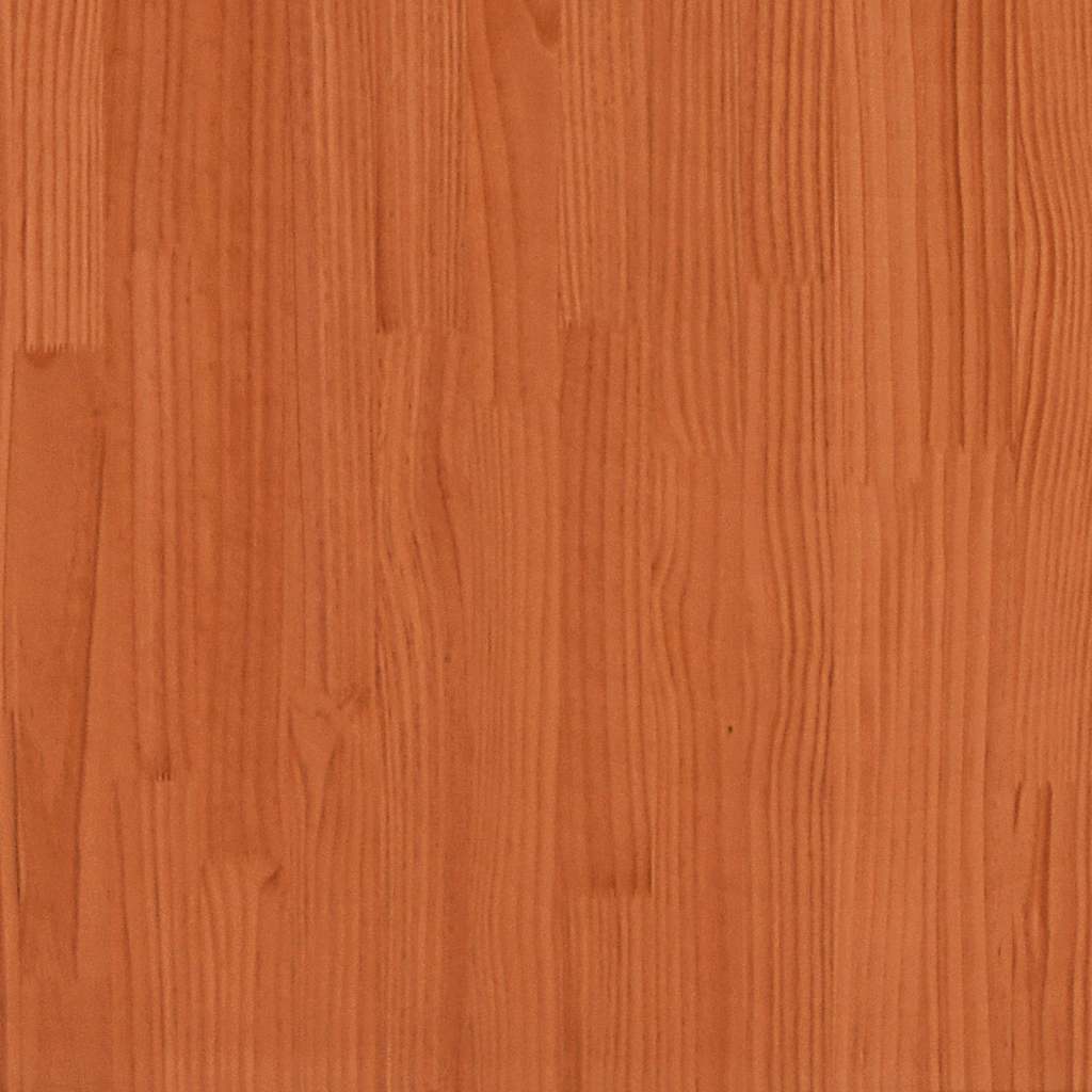 Christmas Tree for Decorating Wax Brown 180 Cm Solid Pine Wood