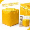 Large Capacity Storage Bag for Moving and Organizing Bedding Clothes 240L Heavy Duty Foldable Storage Container with Zipper and Handles