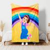 1pc Coperta Franco Ms. Design Stampa Rachel Educational Adventures, Coperta Leggera per Divano, Letto - Morbida e Calda, Regalo per Tutte le Stagioni come Natale,