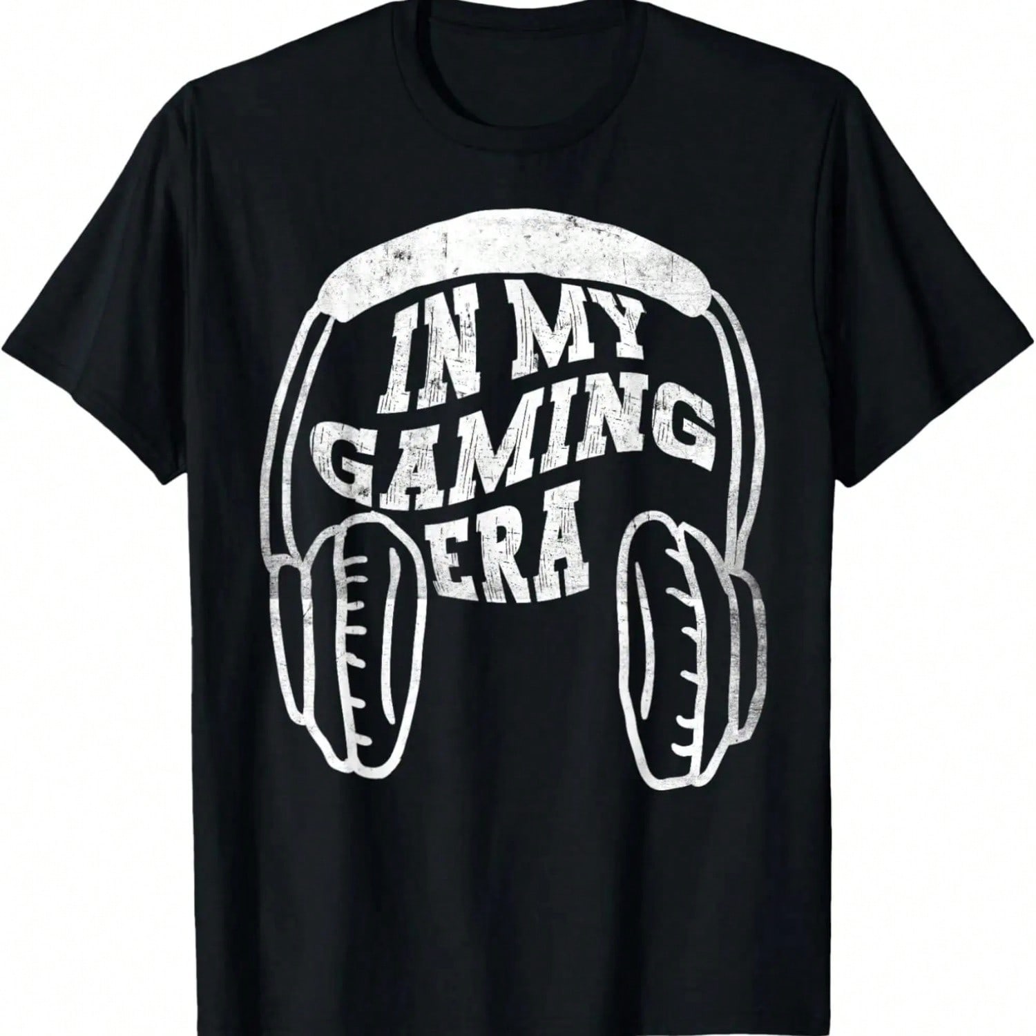 In My Gaming Era S Teens unisex Video Gaming Graphic T-Shirt,100% Cotton S разноцветный