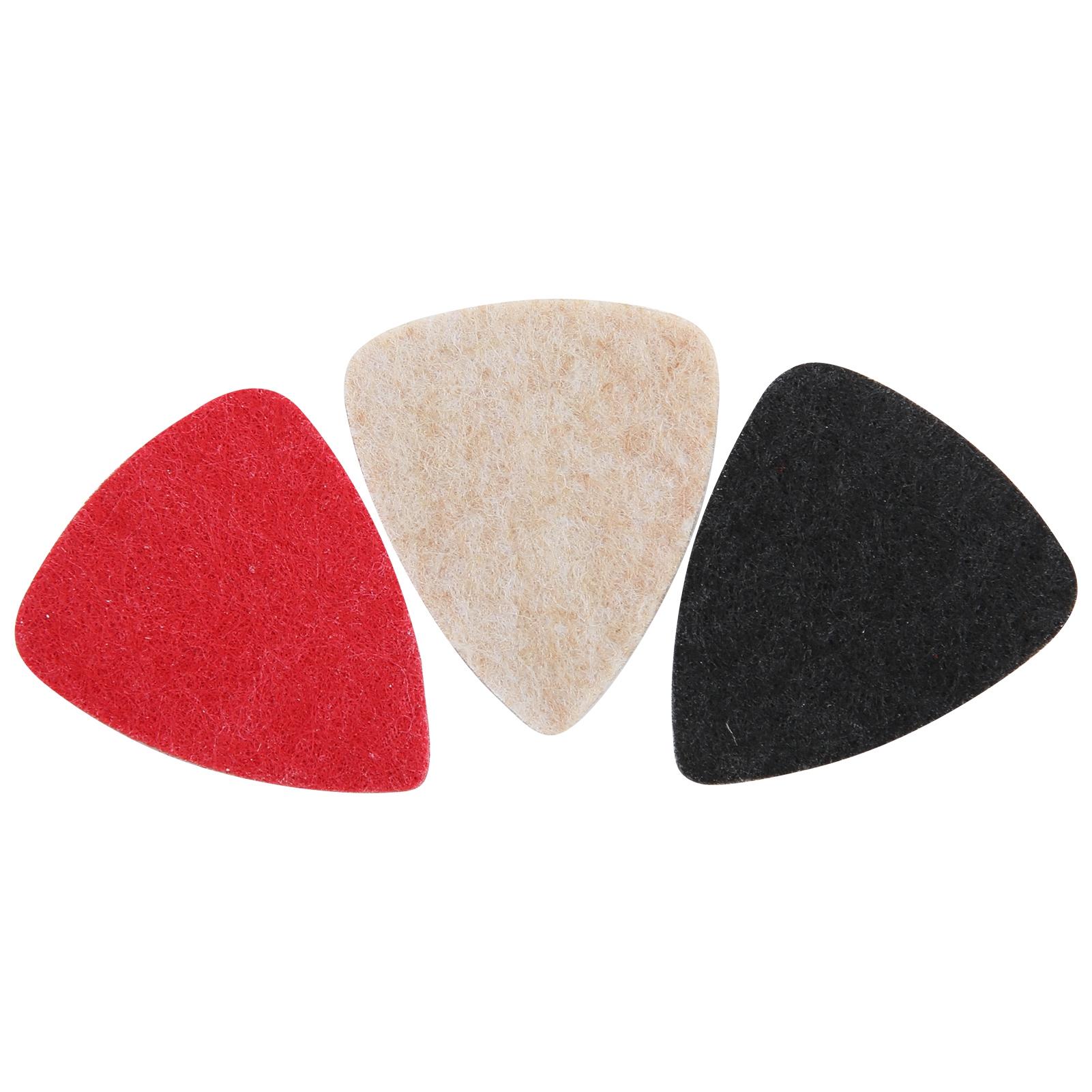 

3 шт. фетровые медиаторы для укулеле универсальные детали для выступлений на гитаре аксессуары для музыкальных инструментов смешанные