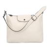 Le Pliage Xtra Tiefe Silberne Beschläge Leder Eimer Schultertasche Damen Taschen Beige 10341987555