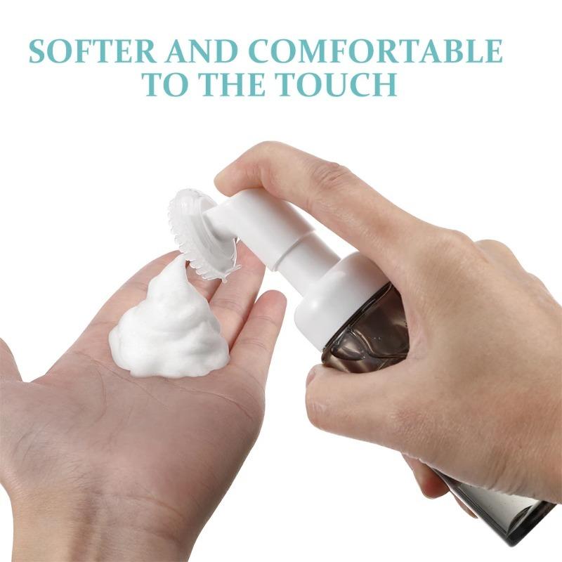 Foaming Bottle Plastic Empty Facial Pump Bottles Refillable Travel Soap Dispenser Brush Head Mousse Foam Refill Bottles
