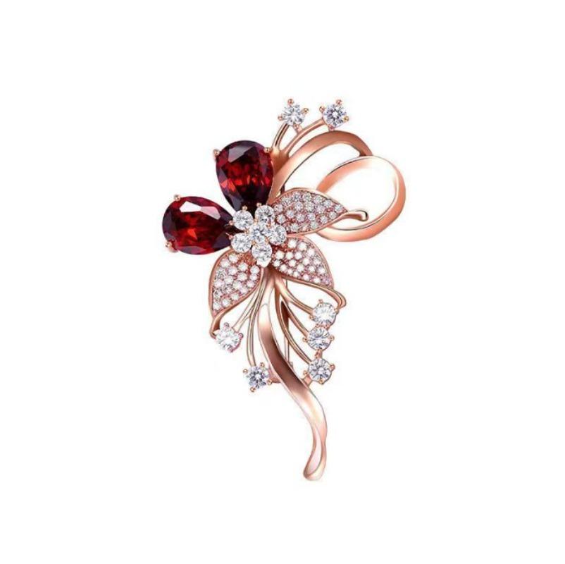 1Pc Brooch for Women Fashion Exquisite Rhinestone Geometry Brooches Pins Jewelry Accessories Gifts