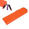 18   EVA Soft   Clip   Plastic   Toy Cartridge Holder (Opaque Orange)