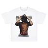 50 Cent Curtis Jackson TShirt Classic Rap Graphic Print Pure Cotton Crew Neck Casual Street Fashion Tops for All Seasons