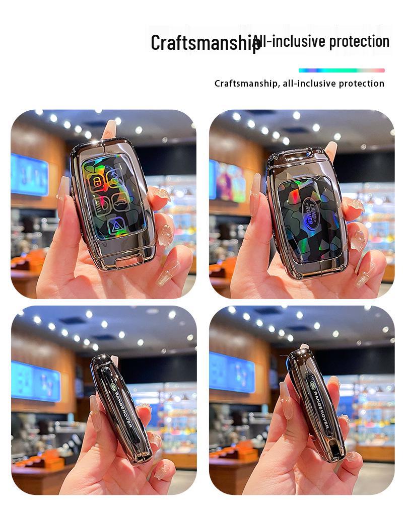 Land Rover Range Rover Key Case for 2013-2025 Models - High-End Sport Version with Metal Buckle Shell