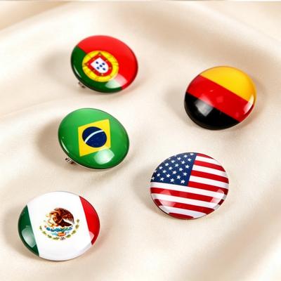 Flags of the World Push Pins Set of 291 Metal Pins Track Your Travel Emblem Badges for Jackets Hats Backpacks And Clothes