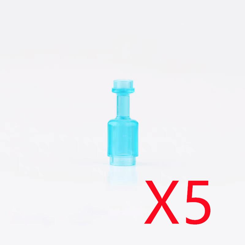 MOC City Building Blocks Character Scene Creative Accessories Mini Brick Color Wine Bottle Reagent Bottle Set Box Toy Gift X007