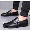Summer Autumn New Designer Leather Shoes for Men Soft Sole Casual Loafers Male Solid Color Driving Shoes Man
