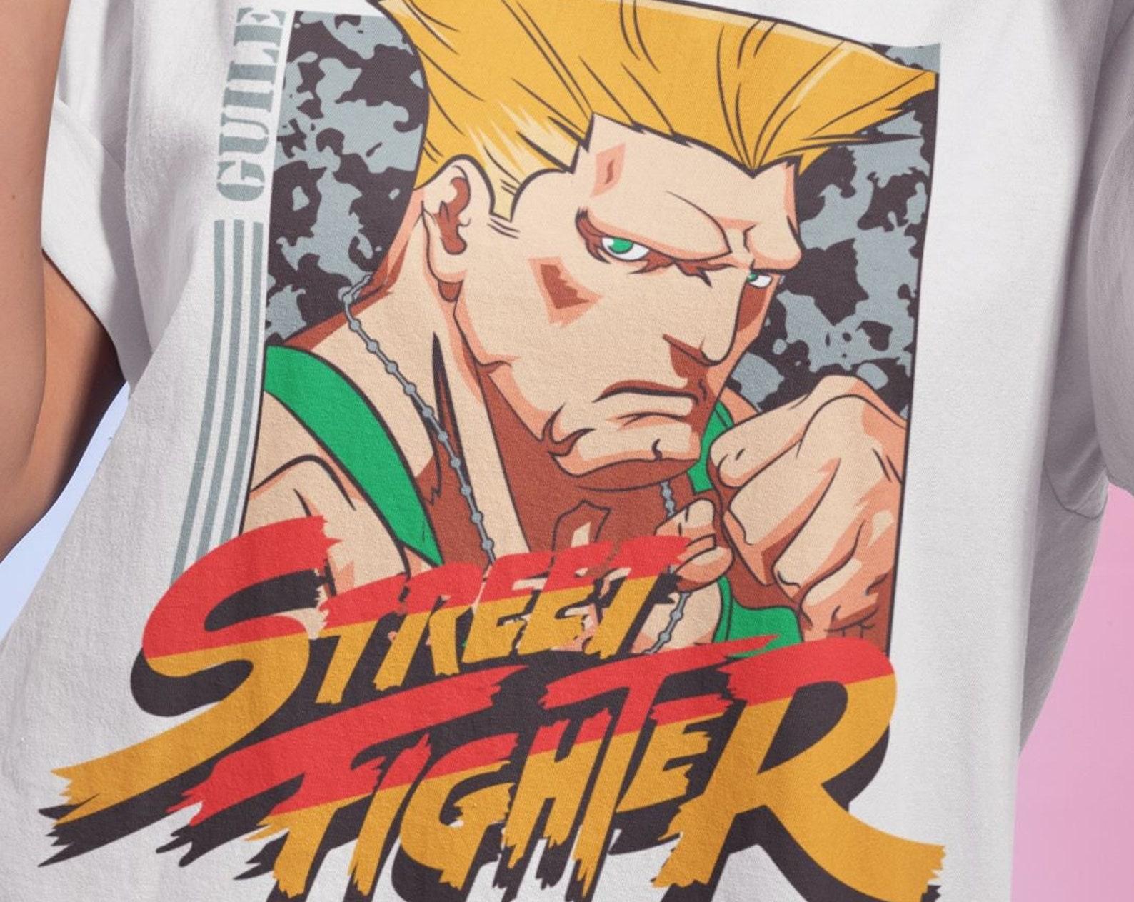 Guile Comic Street Fighting Premium Unisex T shirt XL