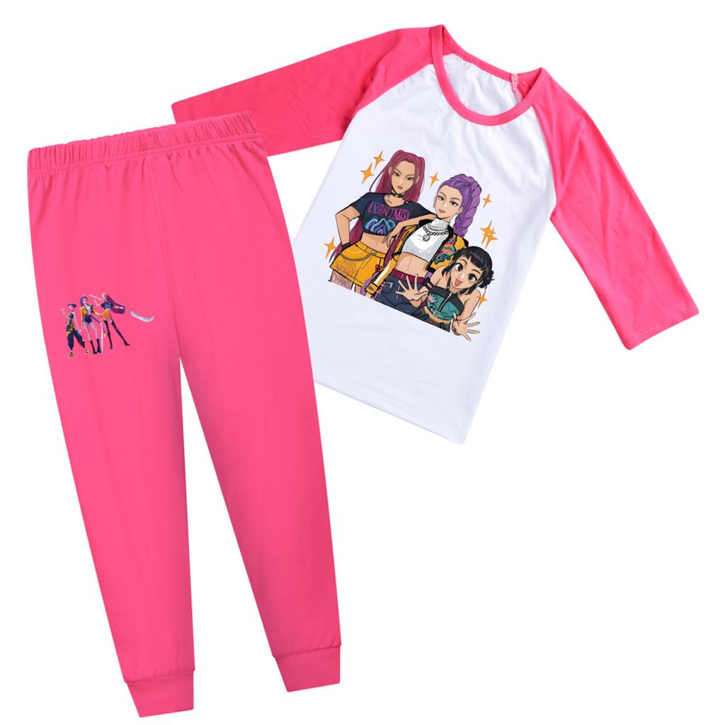 Children's Summer Sports T-shirt And Pants Two-piece Sportswear Set Half-sleeve Printed Suit