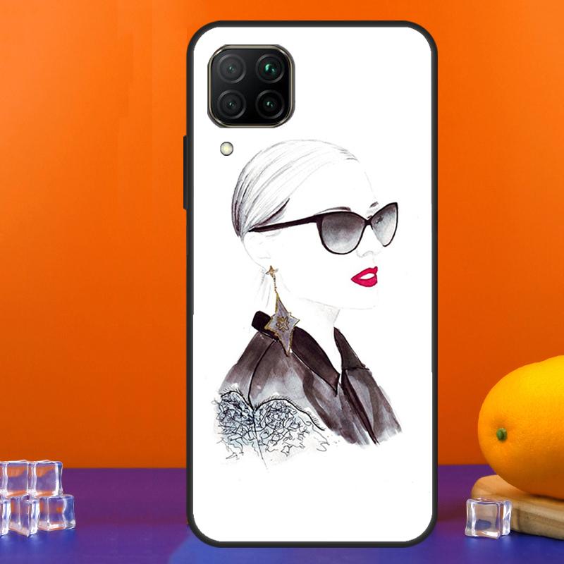 City Fashion Girl For Huawei Nova 12s 12i 11i 5T 9 10 SE Y91 Y90 Y60 Y70 Y72 Y61 P60 Pro P20 P40 P30 Lite Case