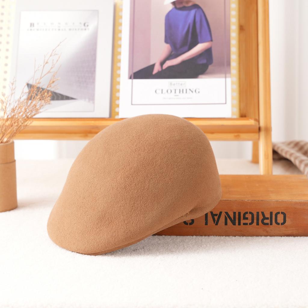 100% Wool Newsboy Cap | British Vintage Unisex | Breathable Warm Beret & Flat Cap | Autumn Winter