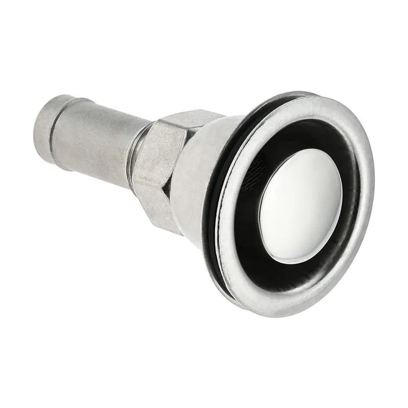 1Pc Boat Fuel Tank Vent for 5/8"" (16mm) Inner Diameter Hose Marine 316 Stainless Steel Flush Mount Thru-Hull Fuel Gas Tank Vent