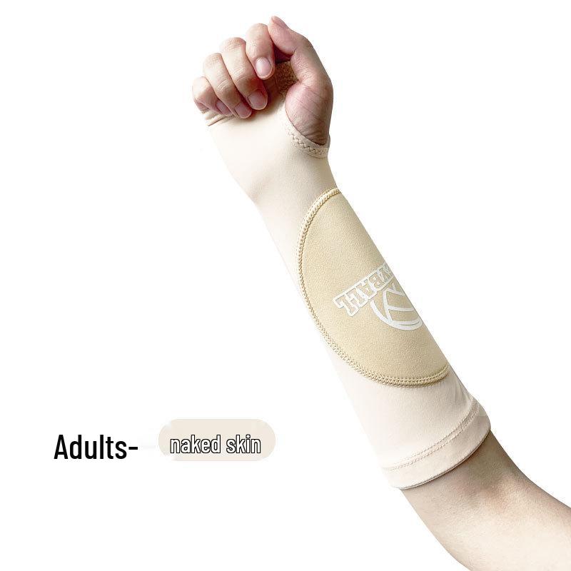 Damen Volleyball & Basketball Anti-Kollisions-Kompressions-Armstulpen - Atmungsaktive, fingerlose Sport-Ellbogenpolster für das Prüfungstraining