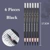 6 Pieces/Set Painting White Black Drawing Pencil Charcoal Pen Sketch Pencil  Colored Cardboard