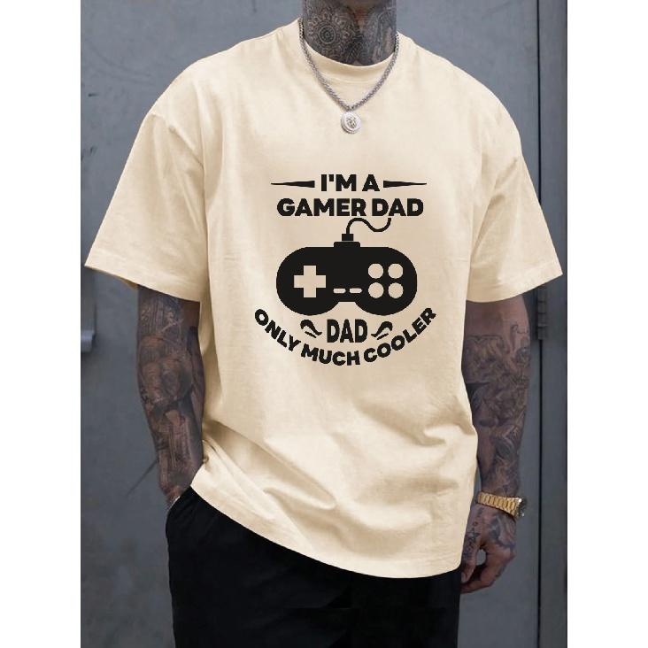 Popular 2026 Summer for Men T-shirt Multiple Color Game Console Printed Cool Tee Oversized Fashion Top