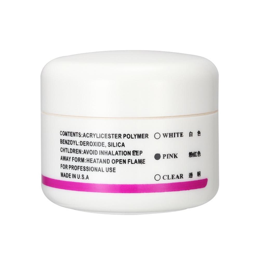 

BEAUTY-NAIL GOODs Professional 3 цвета накладные кончики акриловый порошок пигмент маникюрный инструмент One size розовый