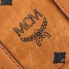 MCM Cognac Visetos Monogram Mini Crossbody Bag with Top Handle & Detachable Strap for Daily & Casual Use