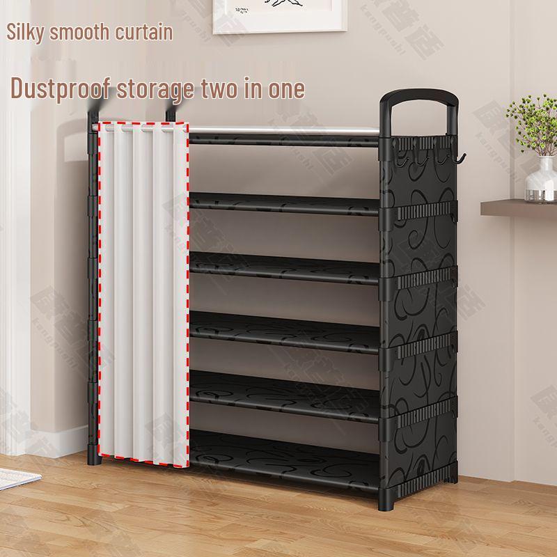 Sturdy Multi-Layer Dustproof Shoe Rack with Cover for Home and Dorm Entryways