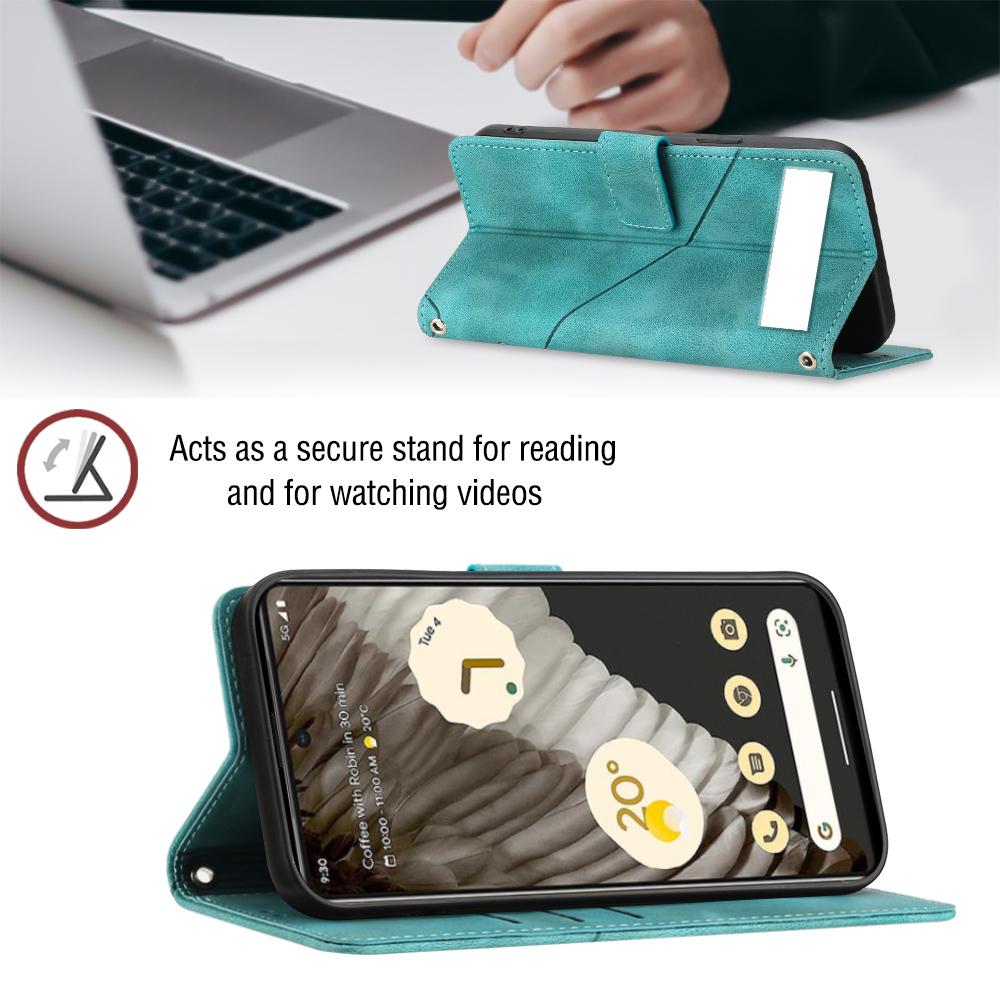 Crossbody Leather Wallet Cards Solt Case For Google Pixel 7A 7 Pro 8 8Pro 6 6A Long Lanyard Bag Book Phone Cover Fundas Coque