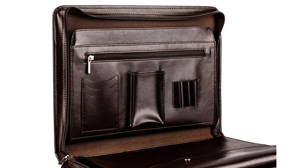 Elegancka aktówka męska a4 - pojemny organizer i torba wizytowa z ekoskóry