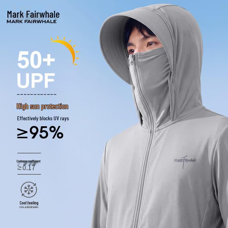 Mark Fairwhale Men's UPF50+ Ice Silk Sun Protection Hoodie