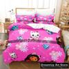Cartoon G-Gabbys Dollhouse Bedding Set Quilt Cover Bed Cover With Pillowcase Twin Single Queen King Size Boys Adult Home Textile
