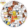 64Pcs Miffy Rabbit Cartoon Cute Stickers As Rewards Fun Play Stickers For Notebook And Suitcase Decoration Waterproof